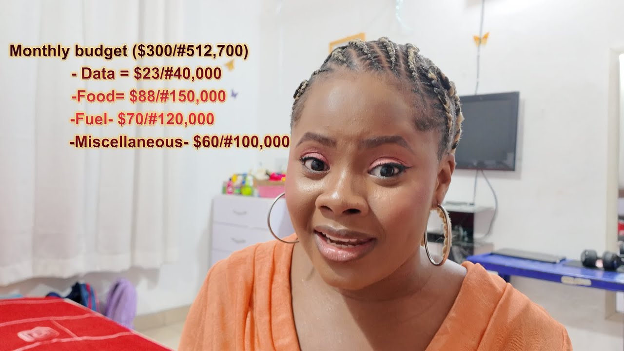 HOW I LIVE ON $300 A MONTH IN NIGERIA, WEST AFRICA || ECONOMIC DEPRESSION MONTHLY BUDGET