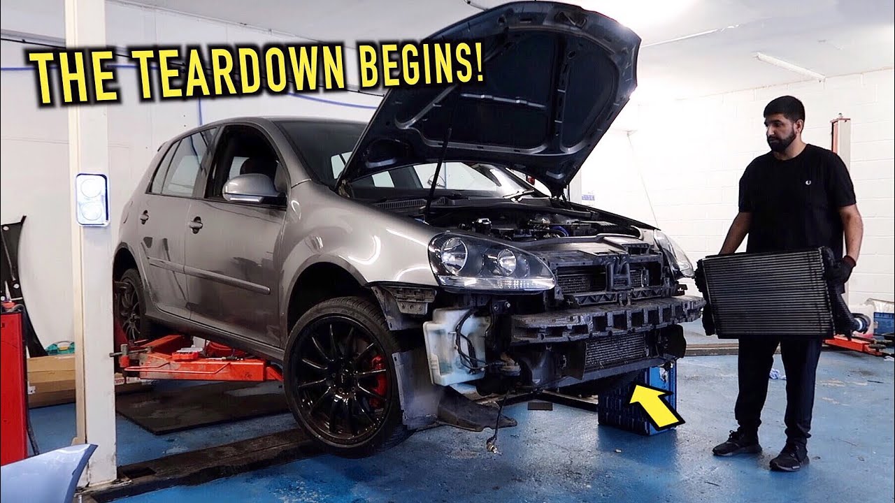 Turbo Conversion on the High Mileage GTI Begins!