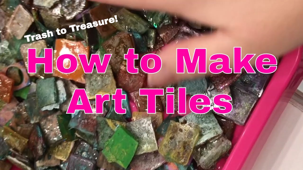 How to Make New Art Tiles from  Old CD's