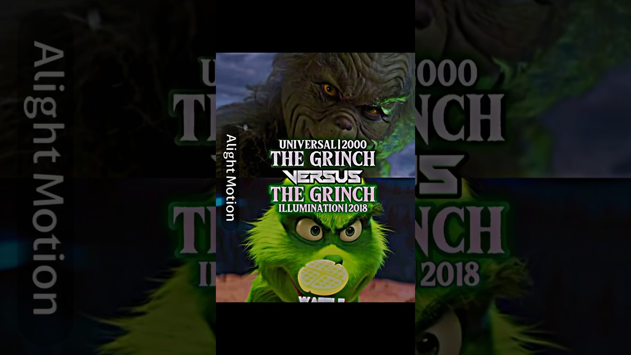 Jim Carrey Grinch VS Benedict Cumberbatch Grinch Remake