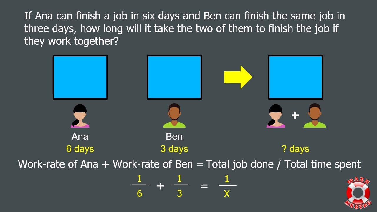 How to Solve Math Work Problems Part 1 | FAST and EASY Way