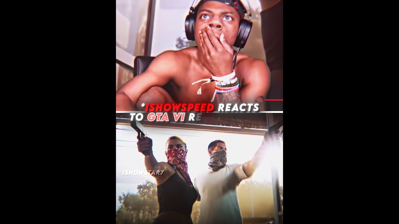 iShowSpeed's Still Disappointed On GTA 6 Release Date 💀 #ishowspeed #gta6 #edit