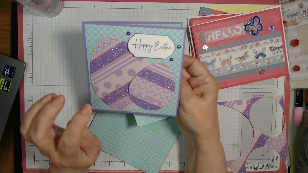 #decktheyear - Week 9 - 2/26/26 - 5 cards and an Altered Index Card made from 3 Washi Masterboards
