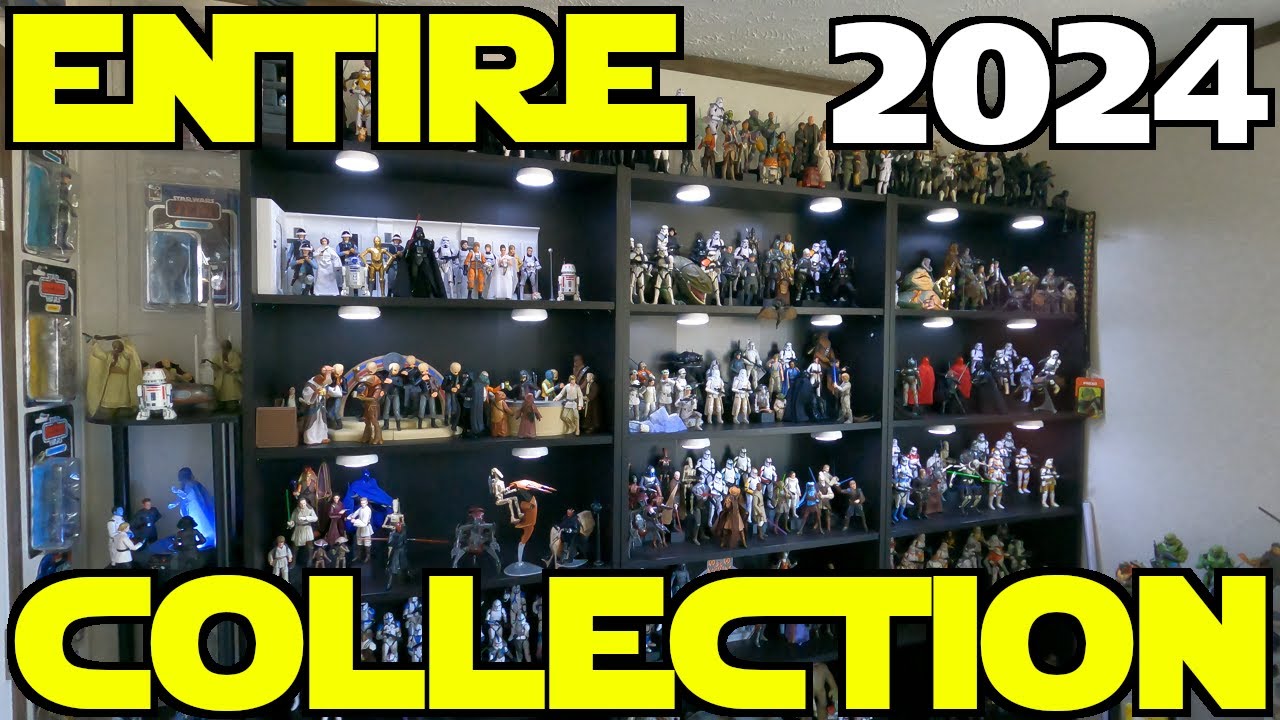 Entire Star Wars Black Series Action Figure Collection! New Lighting & Stands!