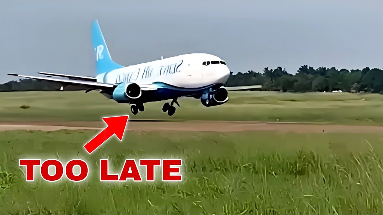 Pilot Retracts Gear Too Early