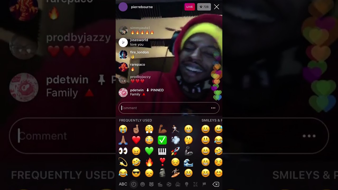 Pi'erre Bourne IG Live 2.18.2020 (FULL?)