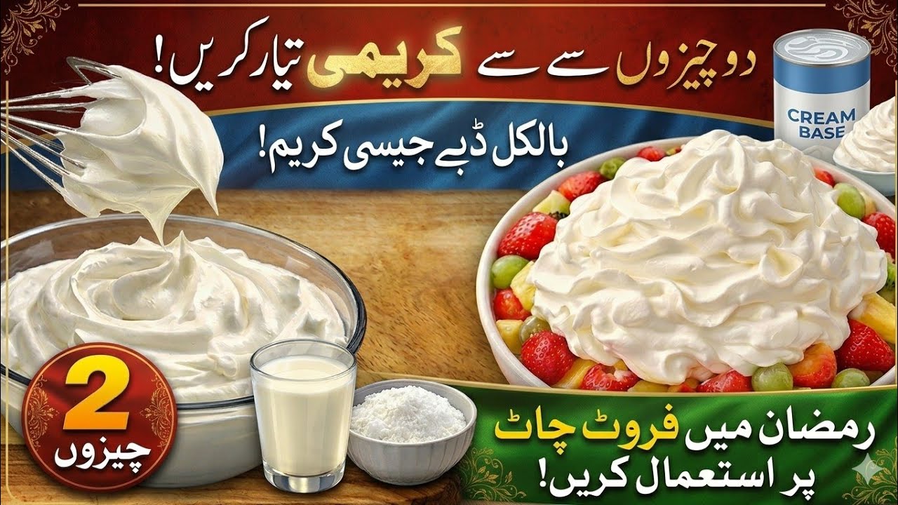 Sasti Aur Tasty Cream Recipe | Ghar Par Banaen Market style 