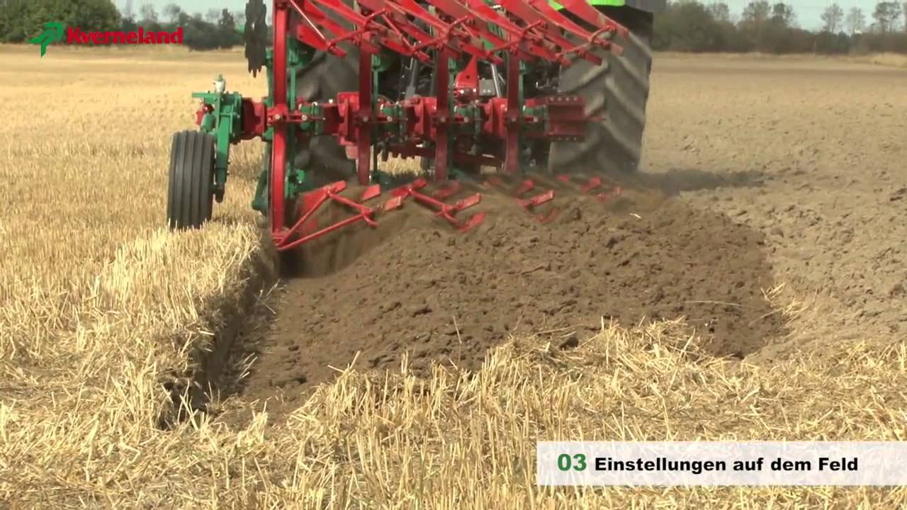 Hoe stel je een Kverneland Ploeg af