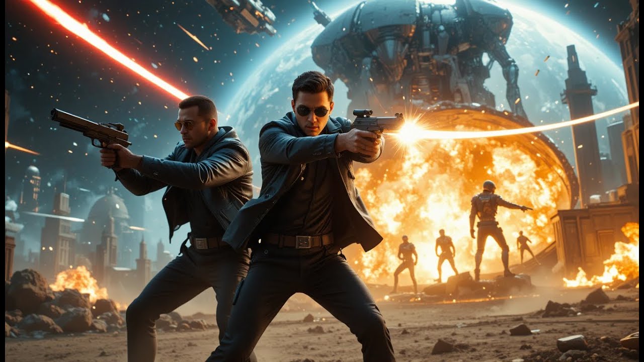 “Earth in Peril! The Twins Take on Aliens | Best Action Scenes from Men in Black: International”