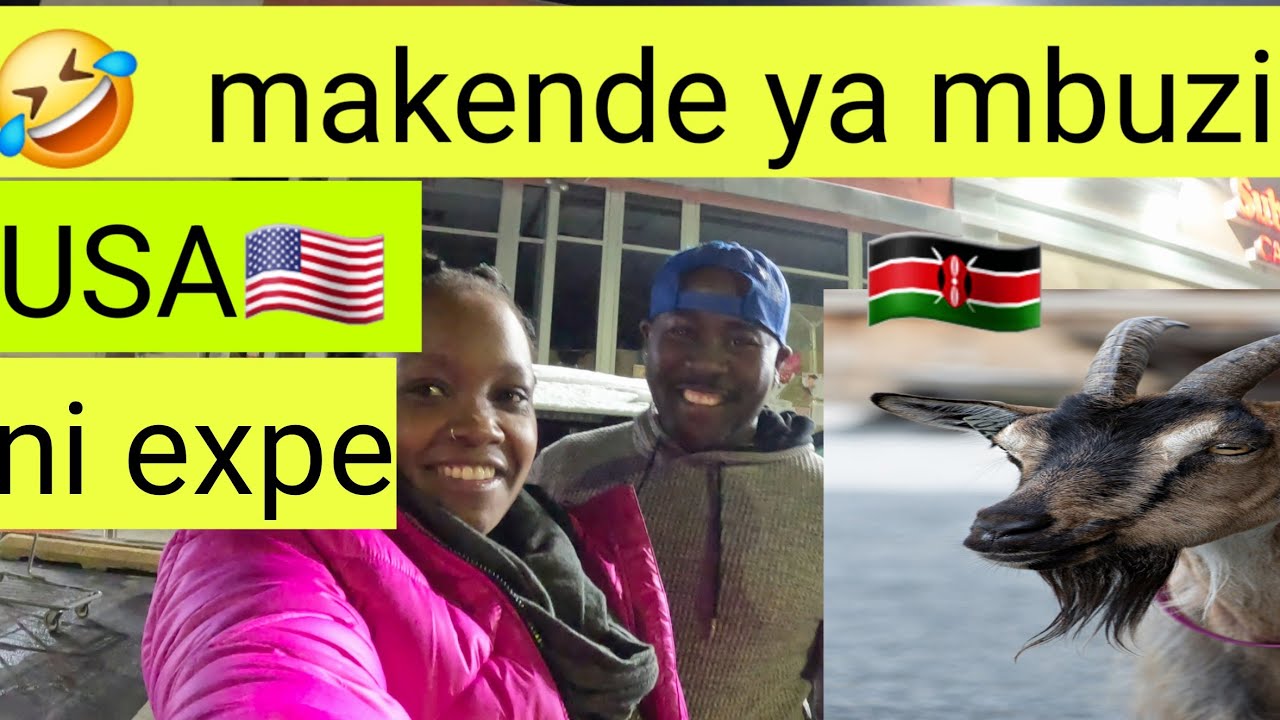 HUNTING 🇰🇪 KENYAN  GOAT 🐐 MEAT IN AMERICA 🇺🇸  .🤣🤣 maajabu ya Musa whaa🙌mambo imechemka 😄