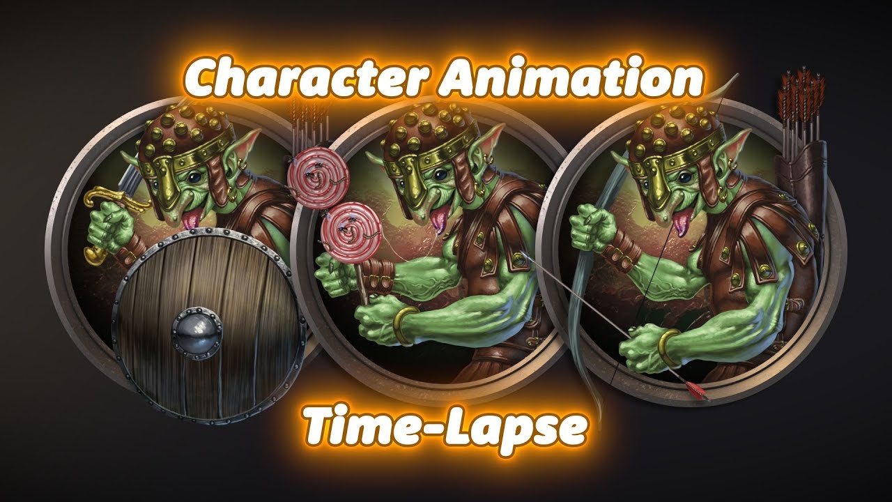 Animating a Goblin Character Token | Time-Lapse