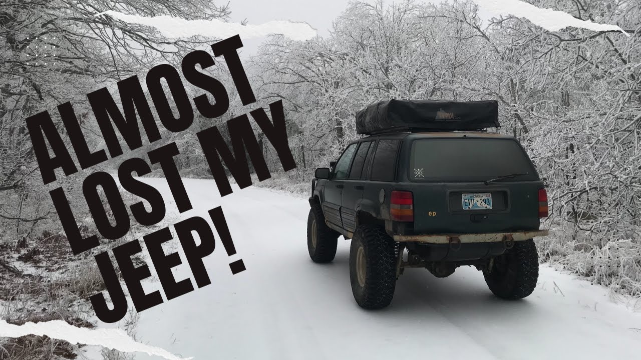 WINTER CAMPING IN THE NATIONAL FOREST - OHP KICKED US OFF TALIMINA DRIVE!