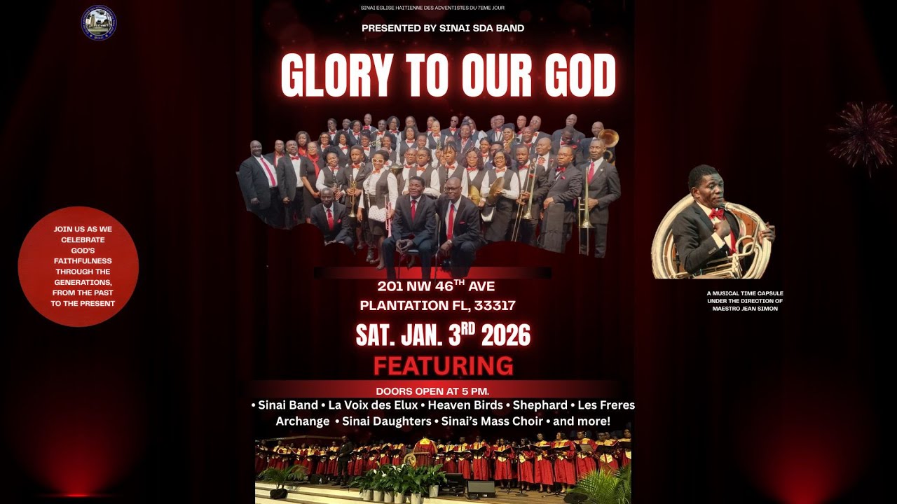 GLORY TO OUR GOD | GRAND CONCERT | 01-03-2026 | SINAI SDA