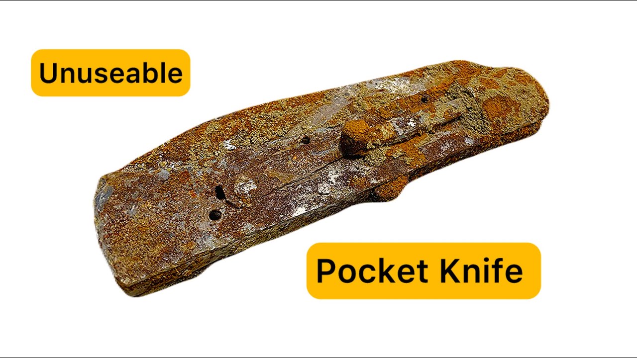 Rusty Pocket Knife Restoration | Bringing an Old Pocket Knife Back to Life
