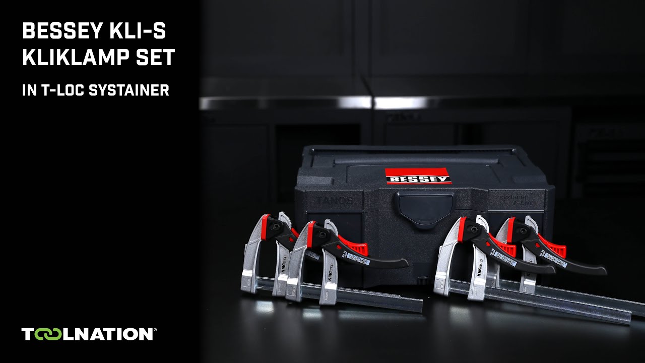Bessey KliKlamp set in T-loc Systainer
