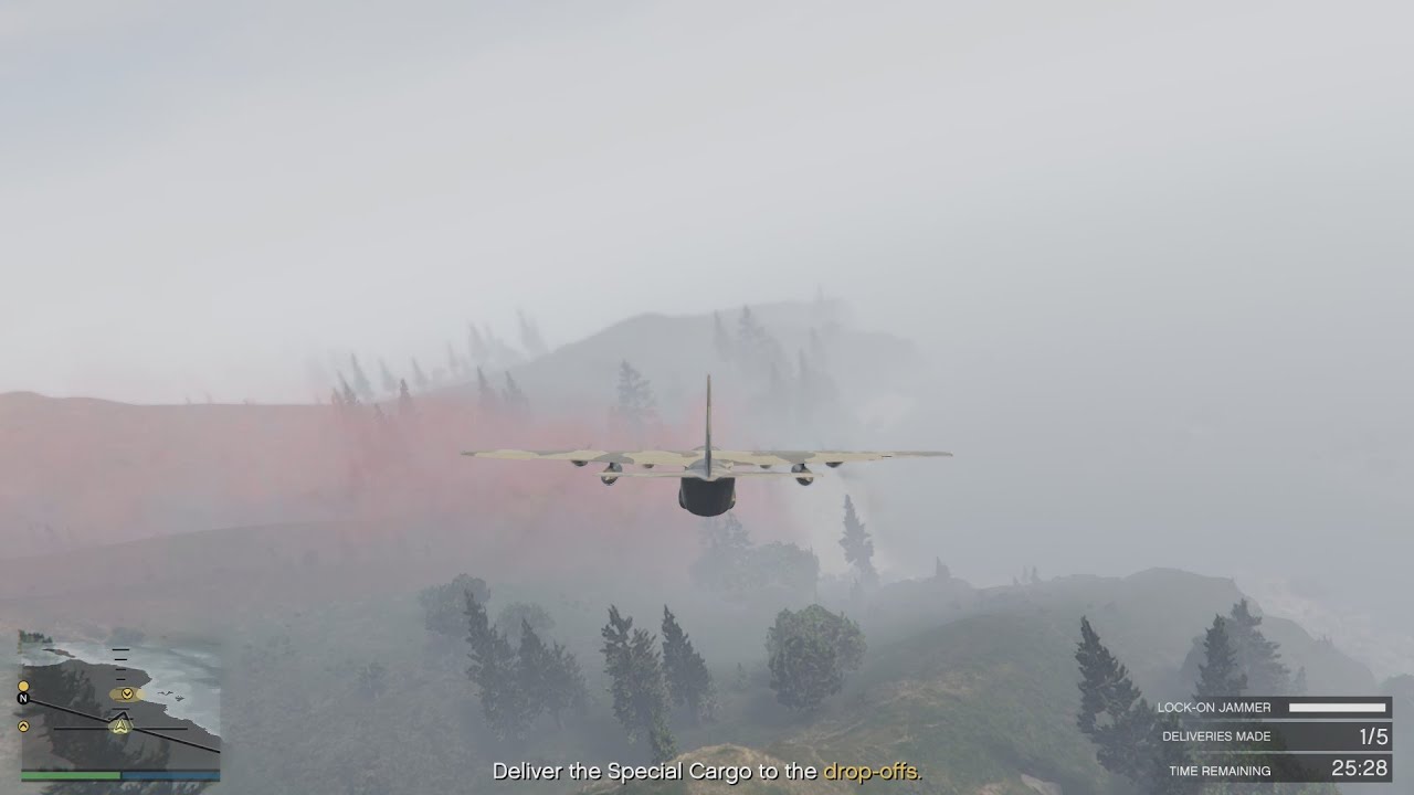 Grand Theft Auto V Online Enhanced Foggy Flight Job from Part 25 with Pcmantech 4k pc