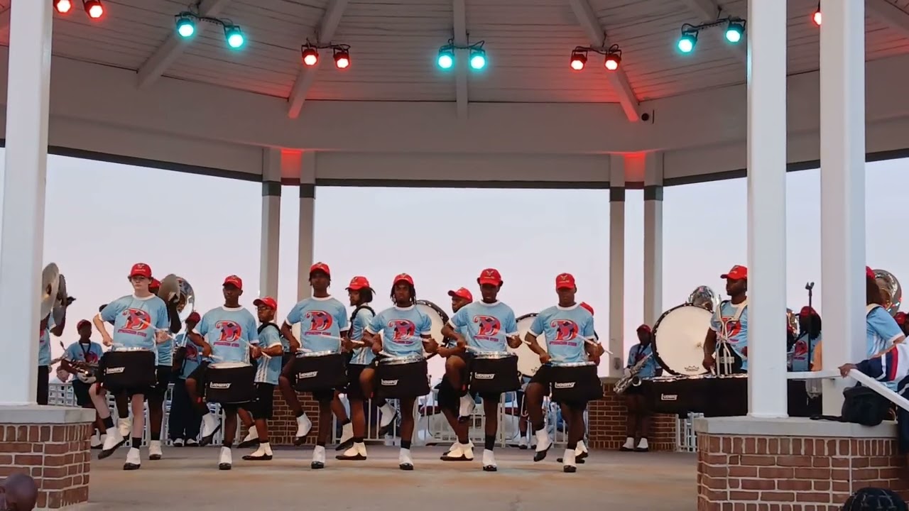 Drum Section 2 DSU Approaching Storm Marching Band  Rehoboth DE 8/31/25