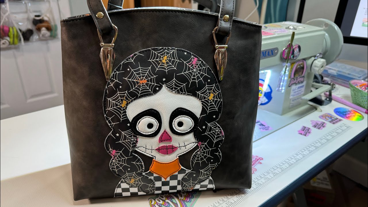 take 2: Lets sew a Halloween Pretty Lady from Shamballa Patterns -No longer live-