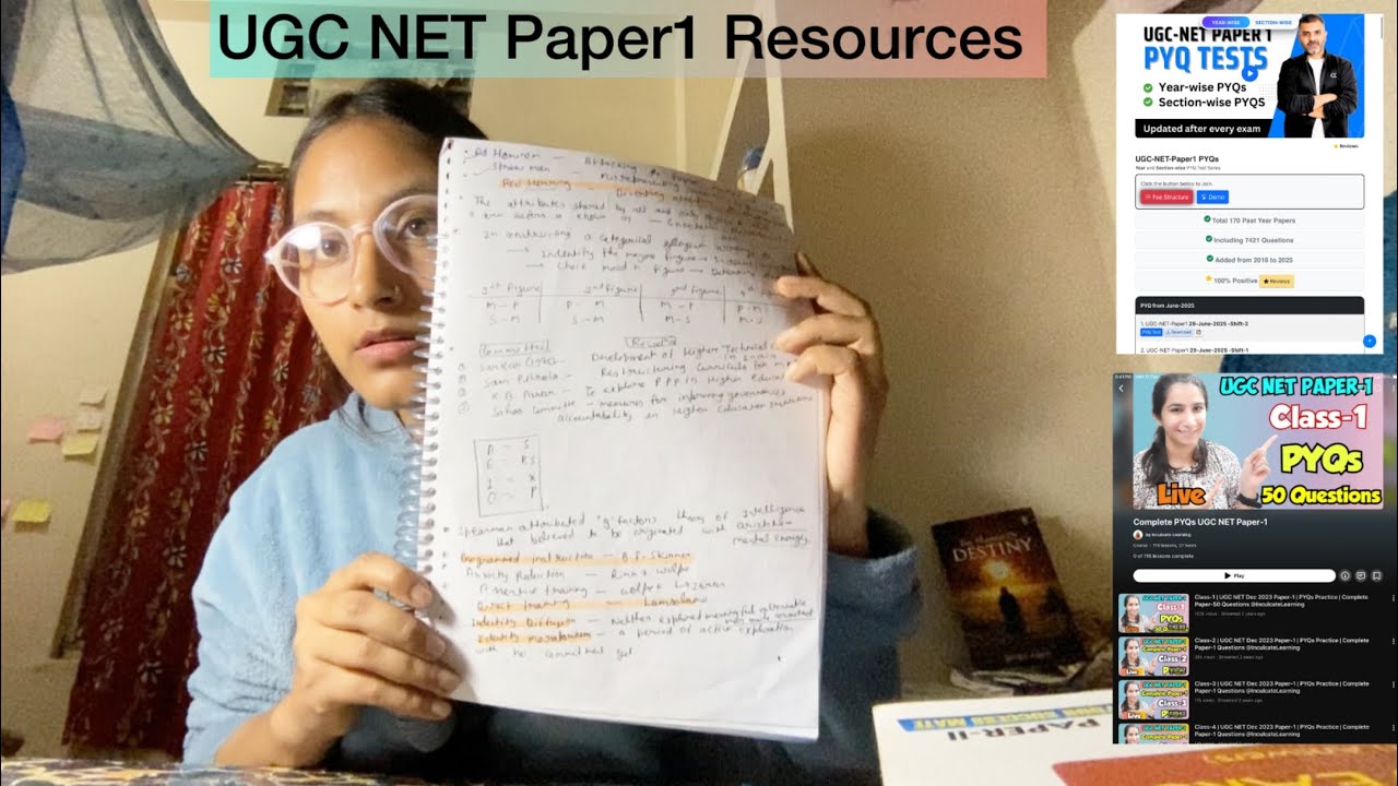 UGC NET JRF  Paper 1 Strategy And Free Resources lPaper1 Free resources from YouTube 