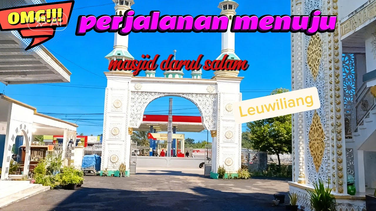 Perjalanan menuju masjid darul salam Leuwiliang bogor