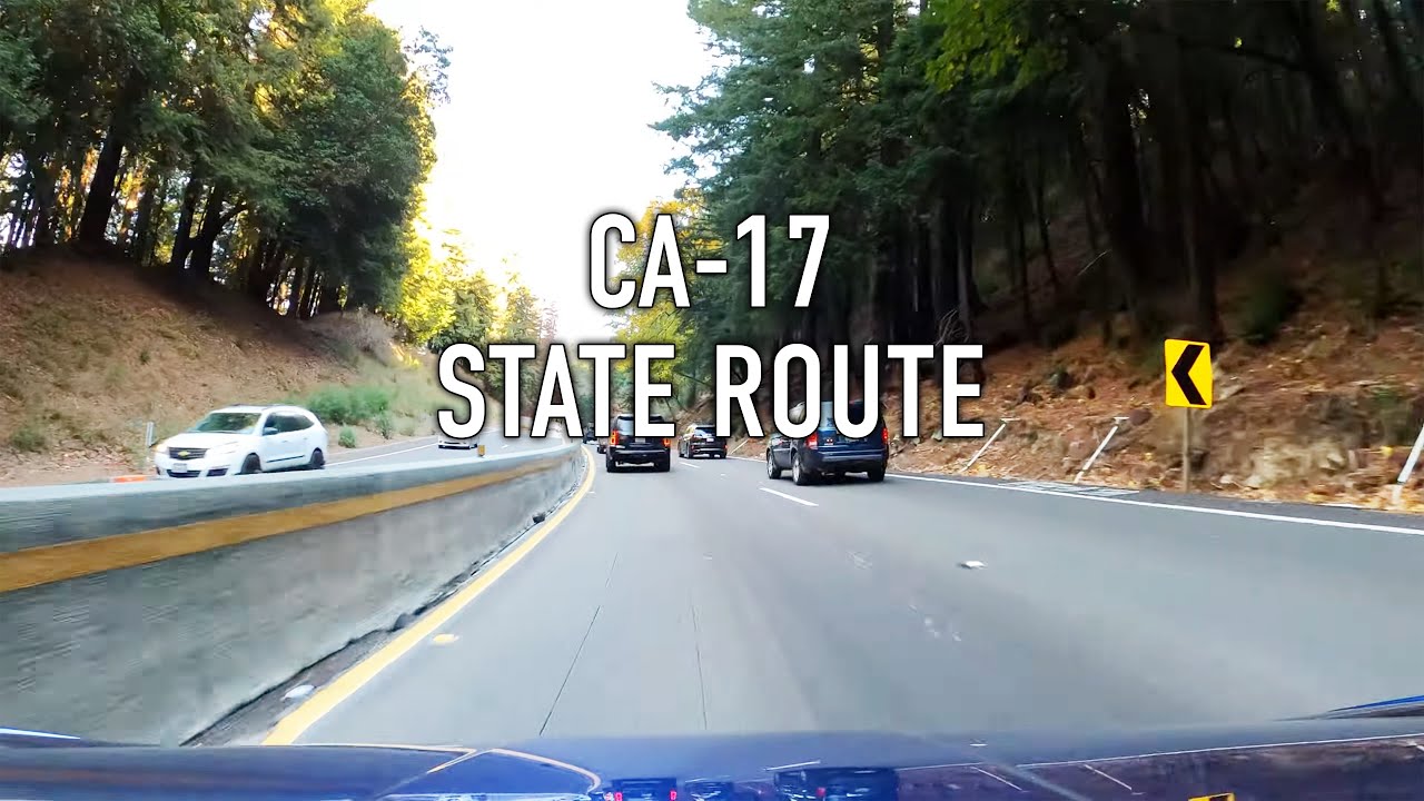 California State Route 17 Scenic Drive in 4K