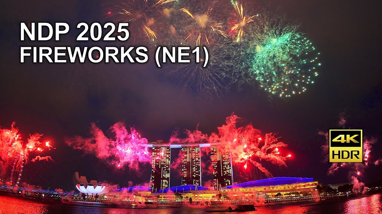 Singapore&nbsp;NDP&nbsp;2025&nbsp;Fireworks&nbsp;@ Marina Bay (NE1) #ndp2025
