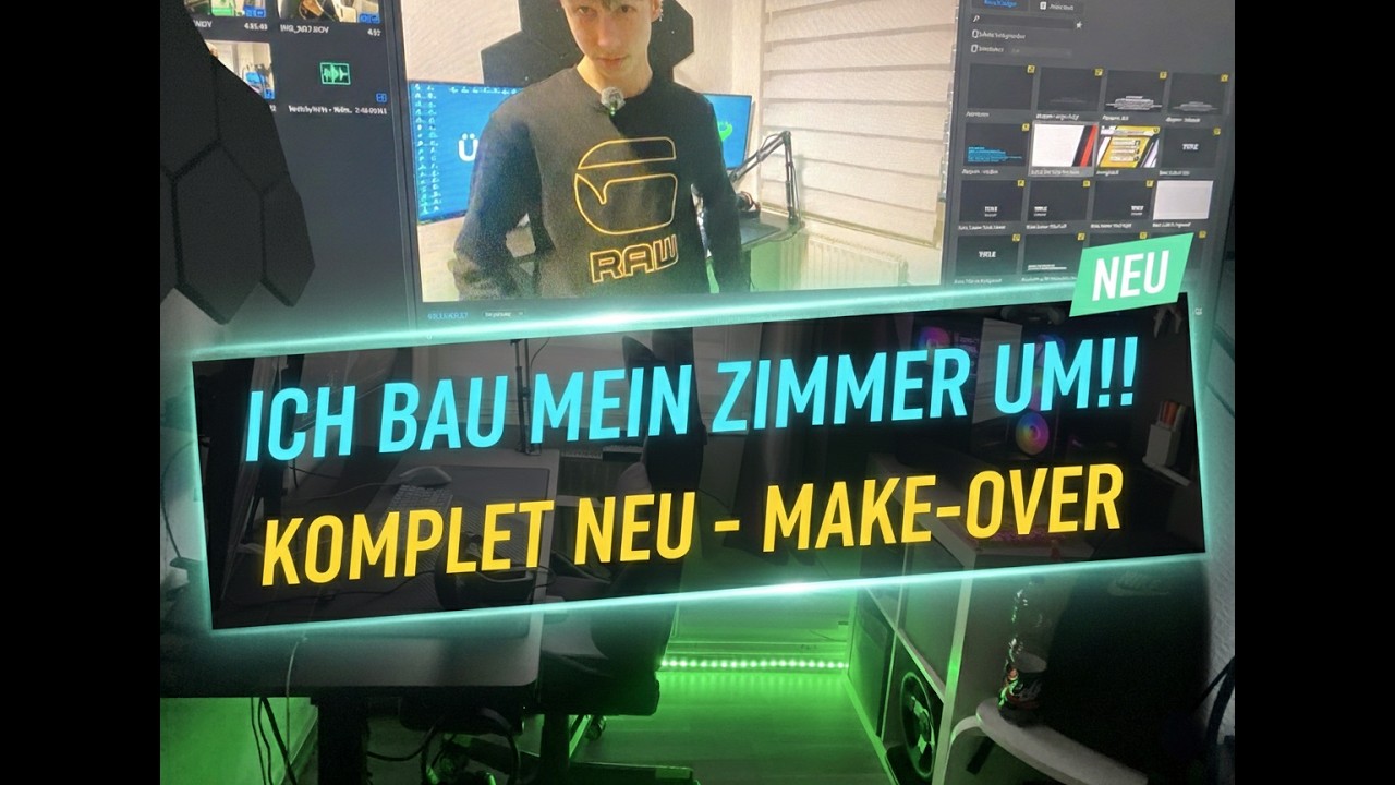 Fokus auf Veränderung: Ich habe ALLES verändert! Mein neues Gaming- & Schnitt-Studio 🛠️