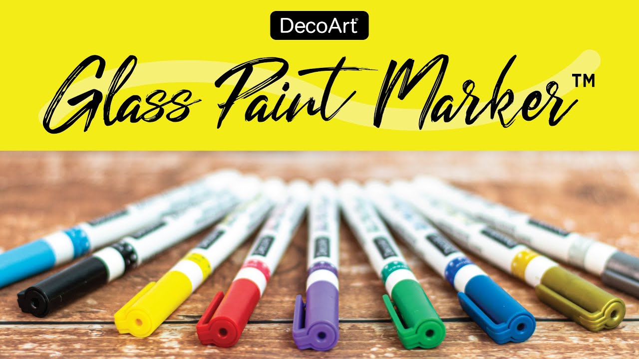 Introducing DecoArt Glass Paint Markers | DecoArt&reg;