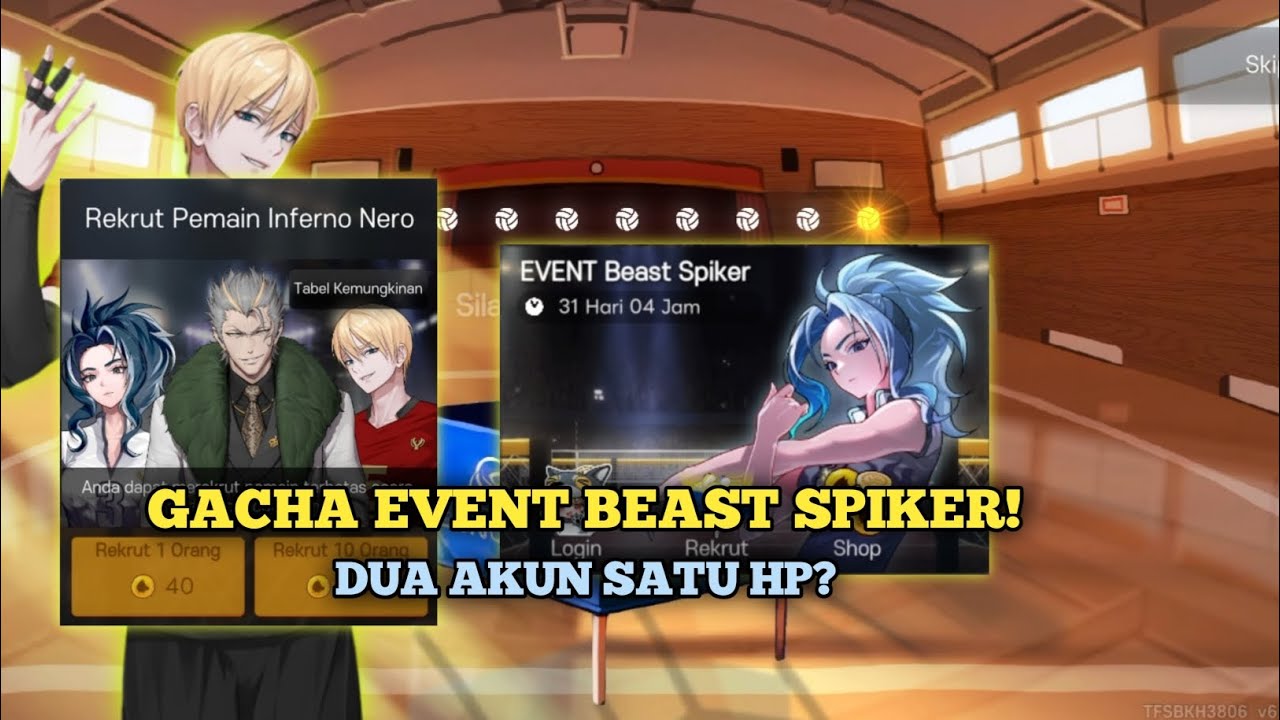 GACHA TIME EVENT BEAST SPIKER!?  || THE SPIKE CROSS MOBILE