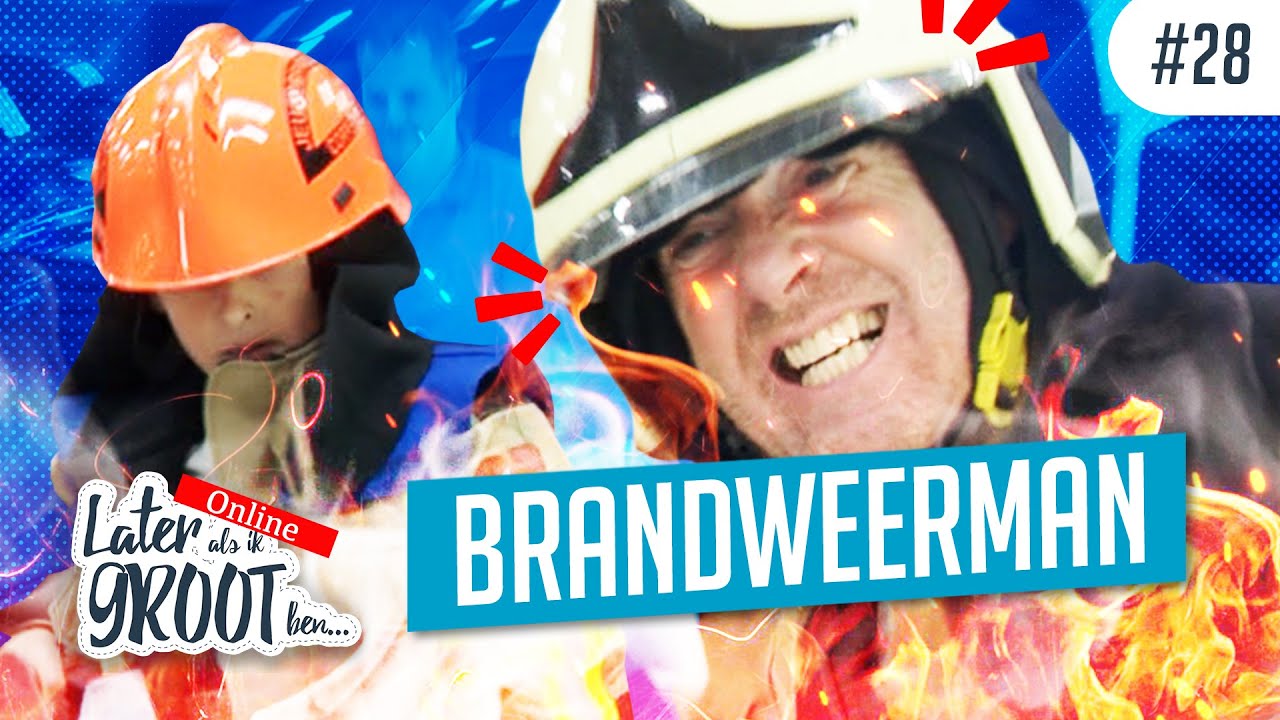 WERKEN BIJ DE BRANDWEER | PEPIJN (10) WIL MENSEN REDDEN