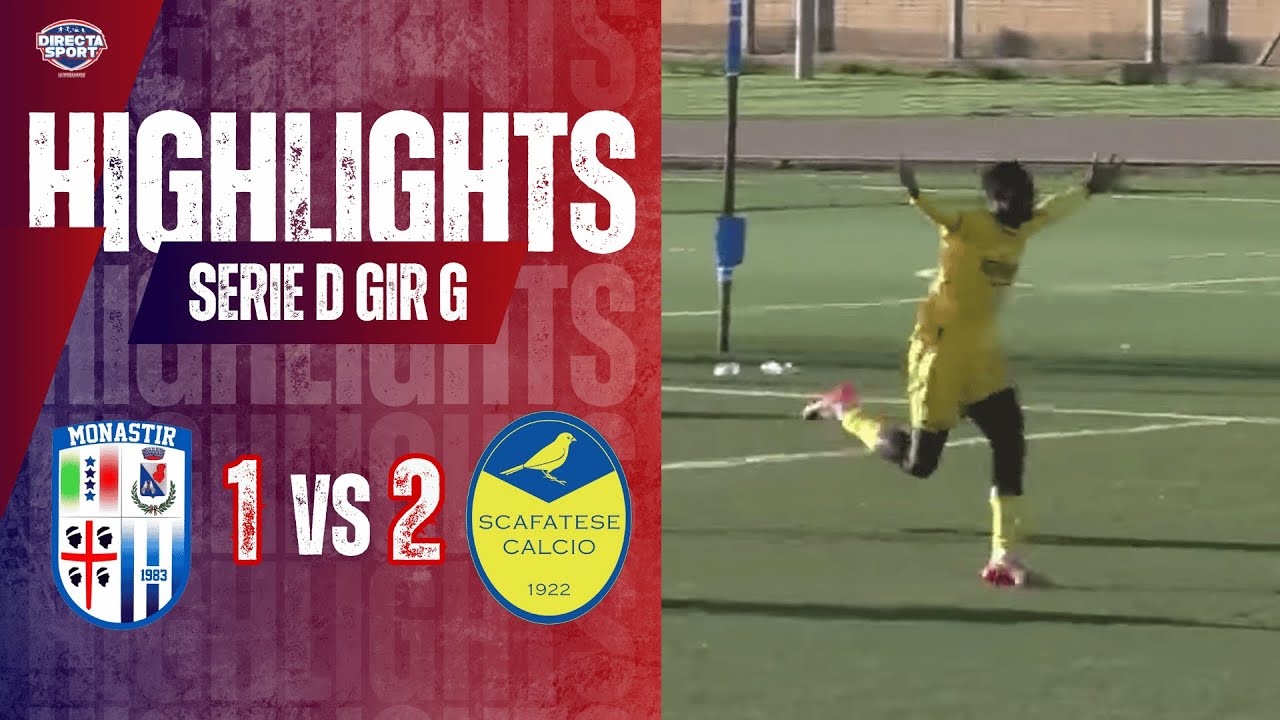 Calcio Serie D Gir. G - Monastir 1983-Scafatese 1922 1-2 (Highlights)