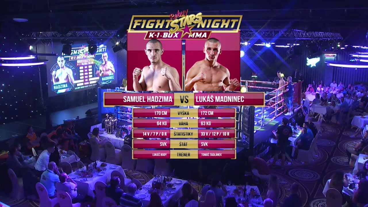 Rebuy Stars Fight Night - Samuel Hadzima vs Lukáš Mandinec - WKN Slovak title