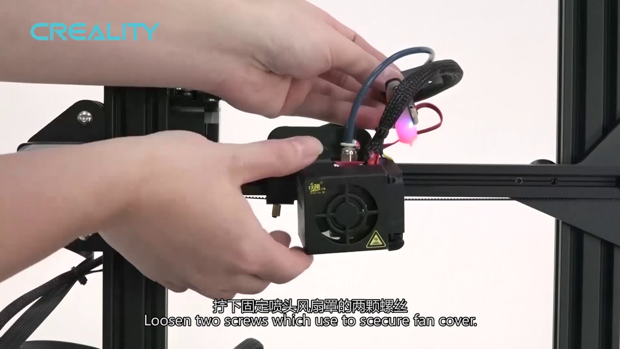 Tutorial on cleaning nozzle throat for CR20 Pro