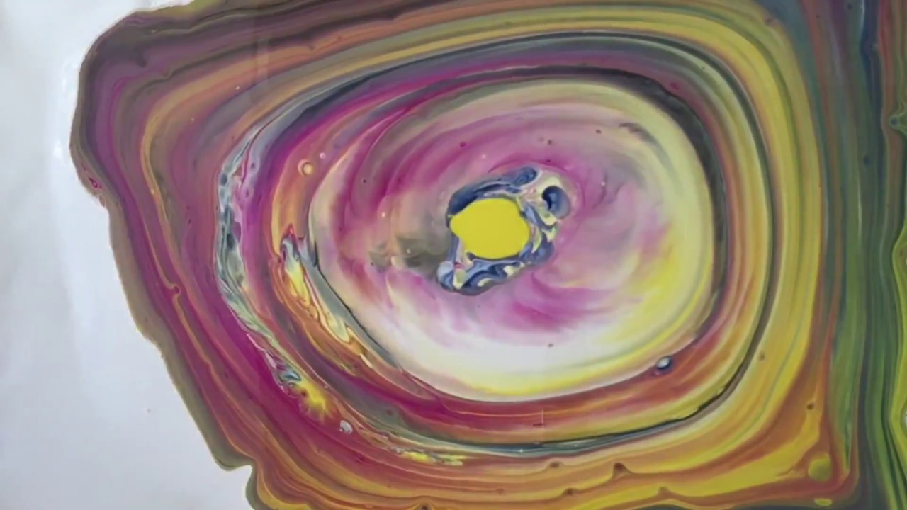 Cells: No Silicone, No Heat. Acrylic Pouring Painting Fluid Art. DIY Medium Recipe. (092)