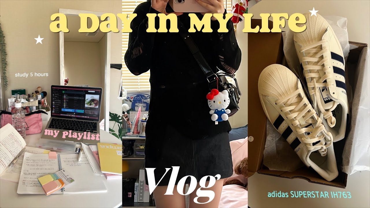 \VLOG/大好きな春の準備_春服2万円分/ぼっち行動_新しい靴,検定の勉強,春休みの過ごし方