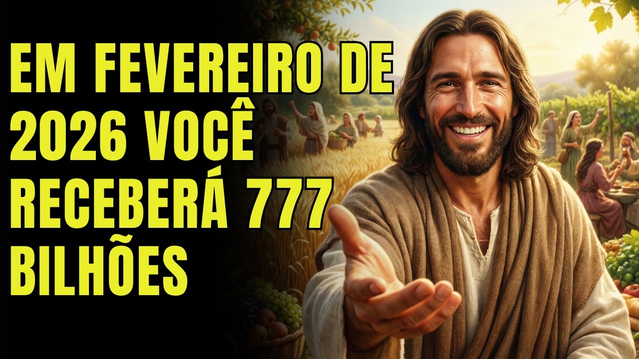 DEUS DIZ: EM FEVEREIRO DE 2026 VOCÊ RECEBERÁ 777 BILHÕES