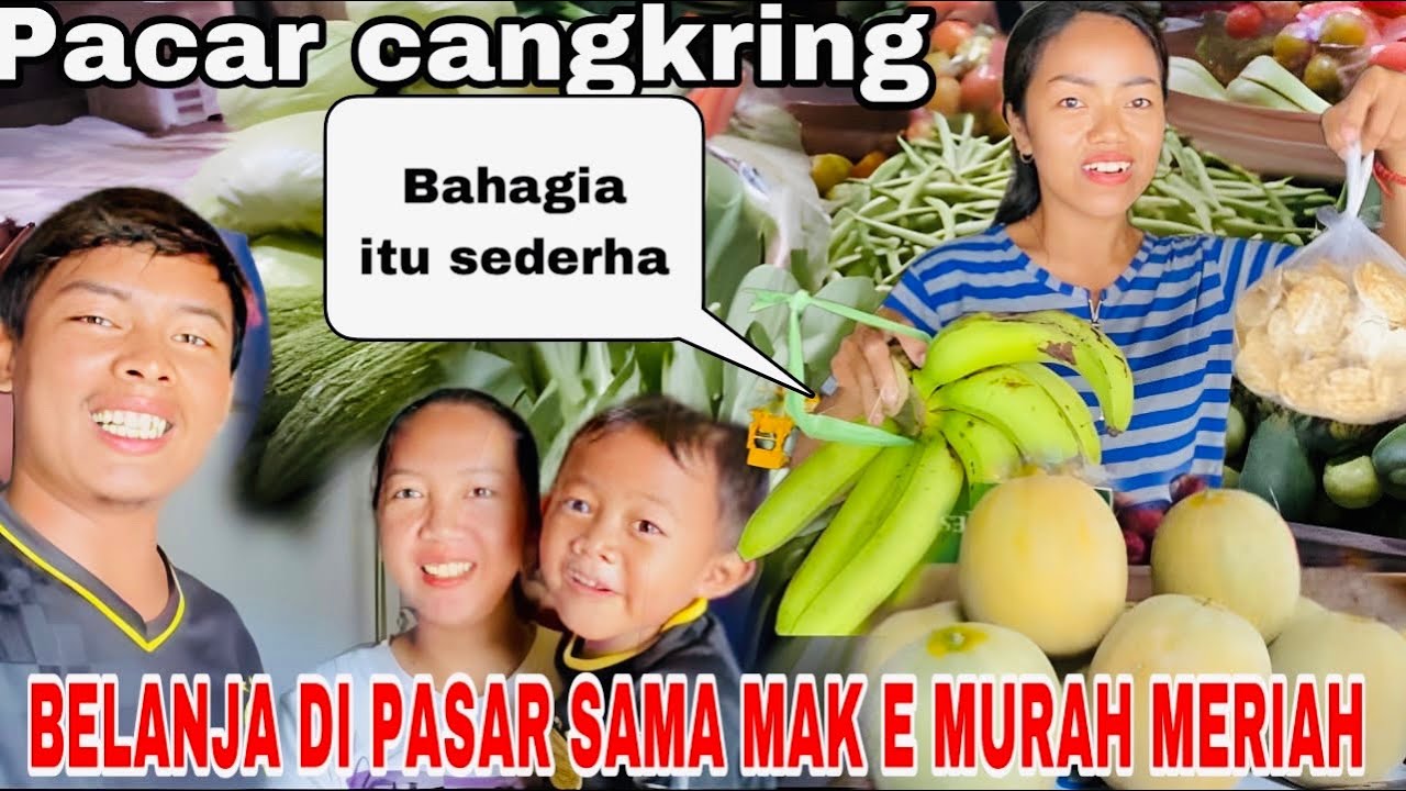 BELANJA BANYAK DI PASAR SAMA MAK E ,MURAH MERIAH