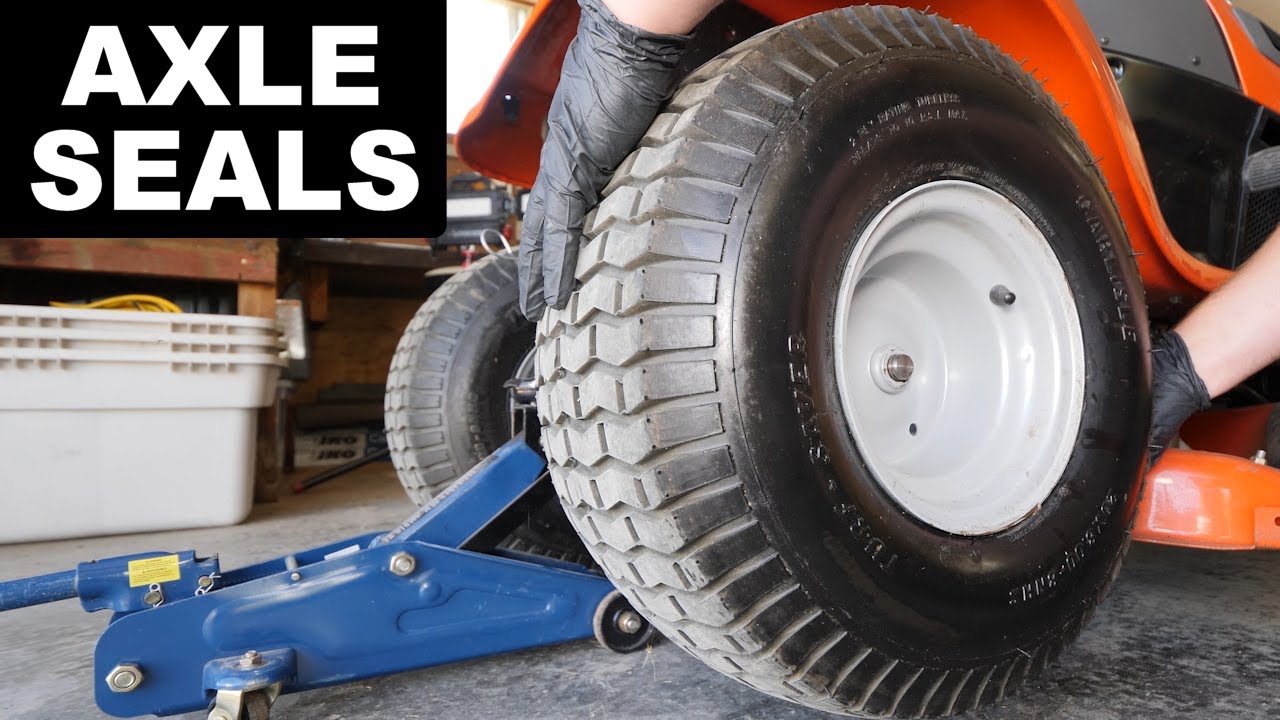 Axle Seal Replacement on a Lawn Tractor