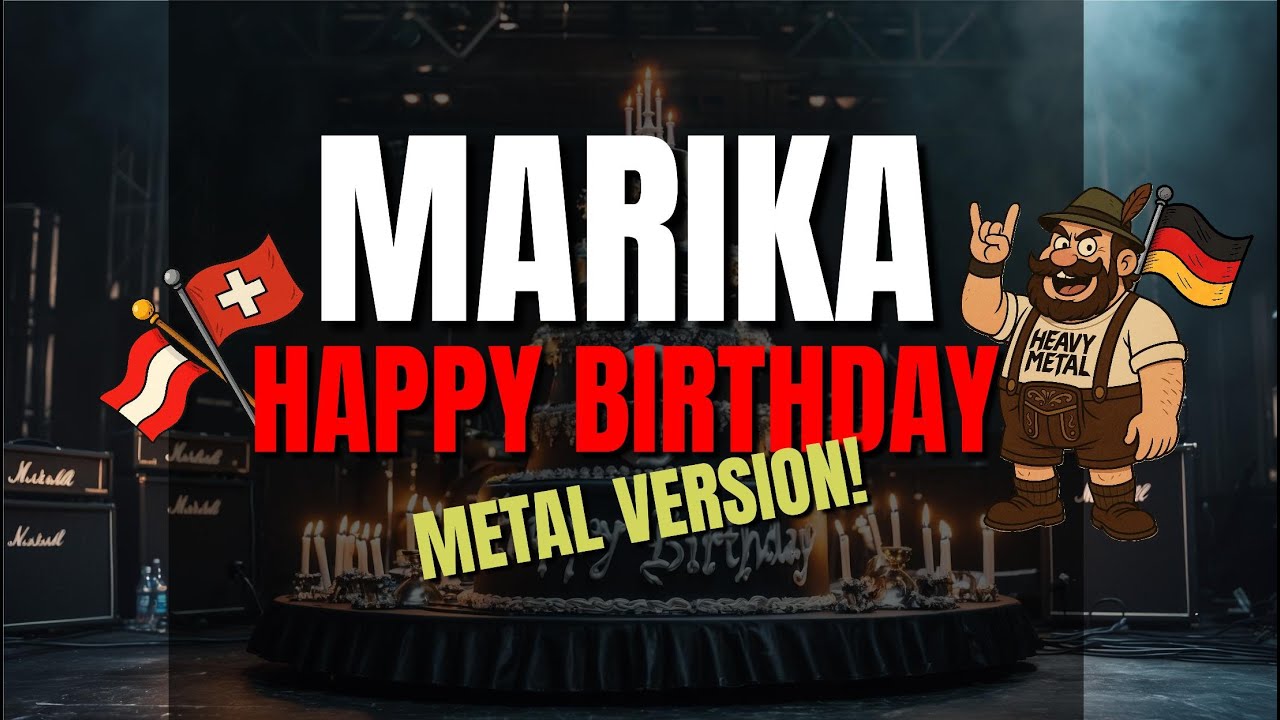 Marikas Metal-Torte ist pure Therapie 🍓🔪 | Alles Gute zum Geburtstag Marika - Global Birthday Beats