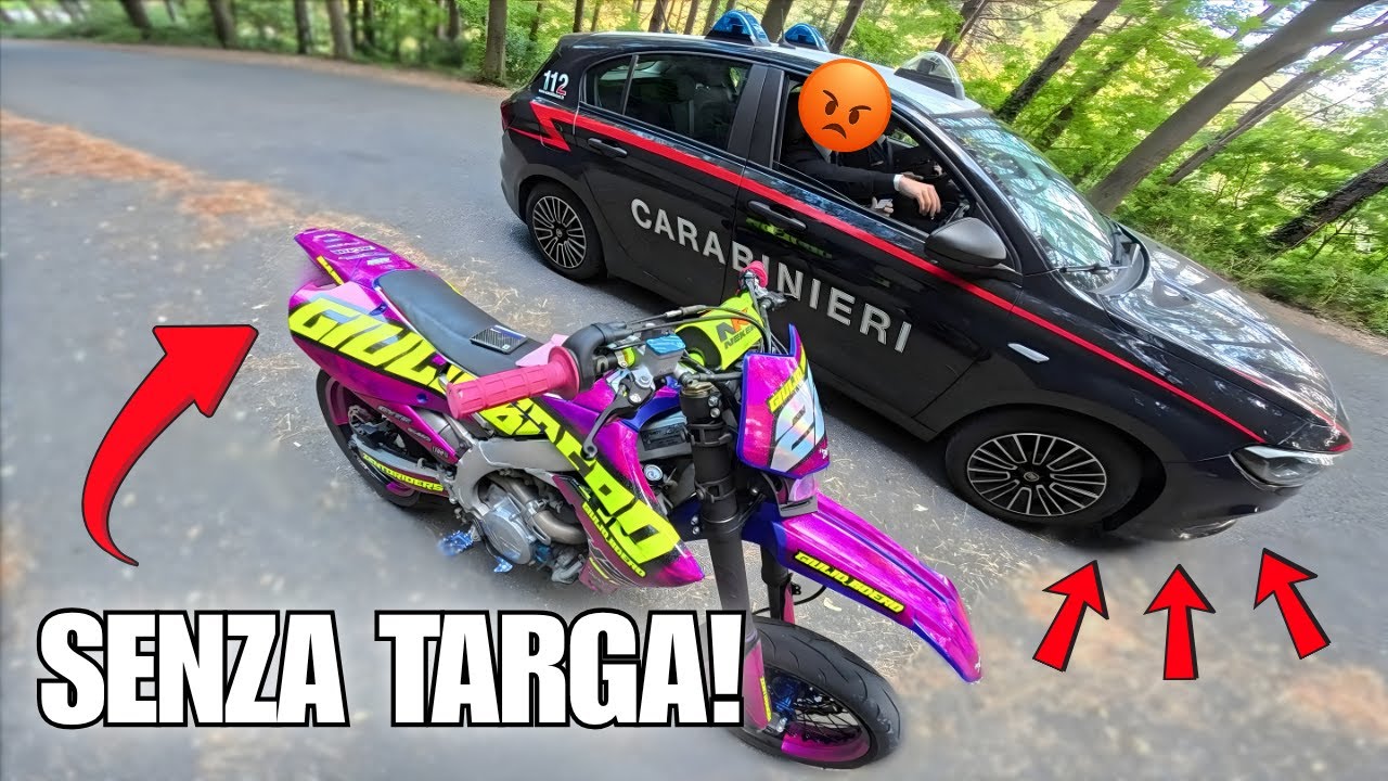 MI FERMANO I CARABINIERI MA ERO SENZA TARGA!