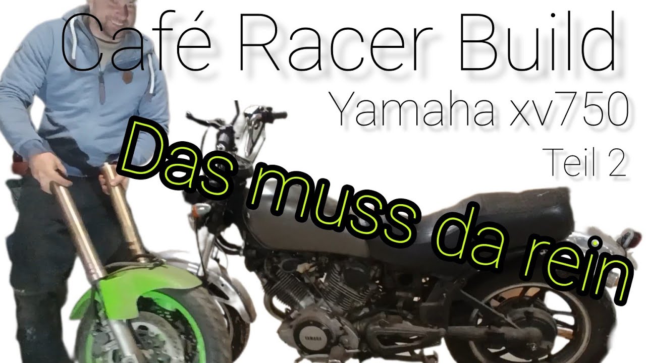 Cafe Racer Yamaha xv 750 Umbau , USD Telegabel Umbau #caferacer #vostombikes #yamahaxv750 #cool
