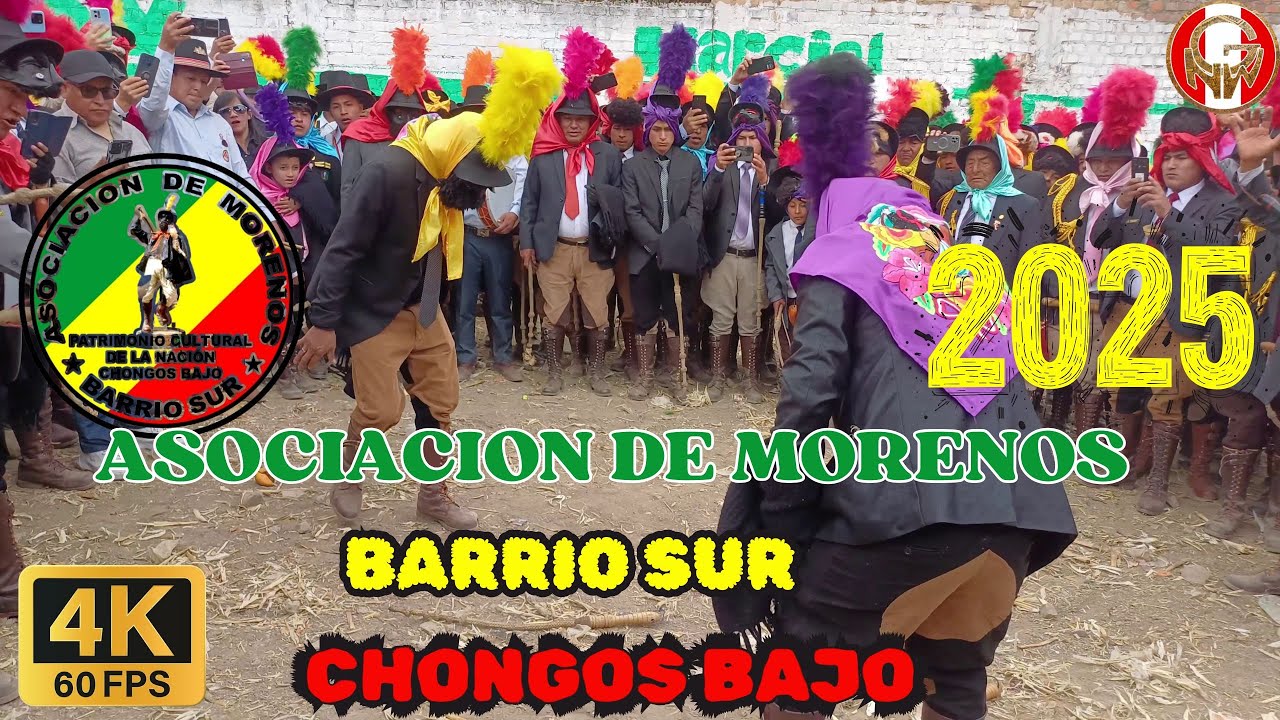 ASOCIACON DE MORENOS BARRIO SUR CHONGOS BAJO 2025 primera parte