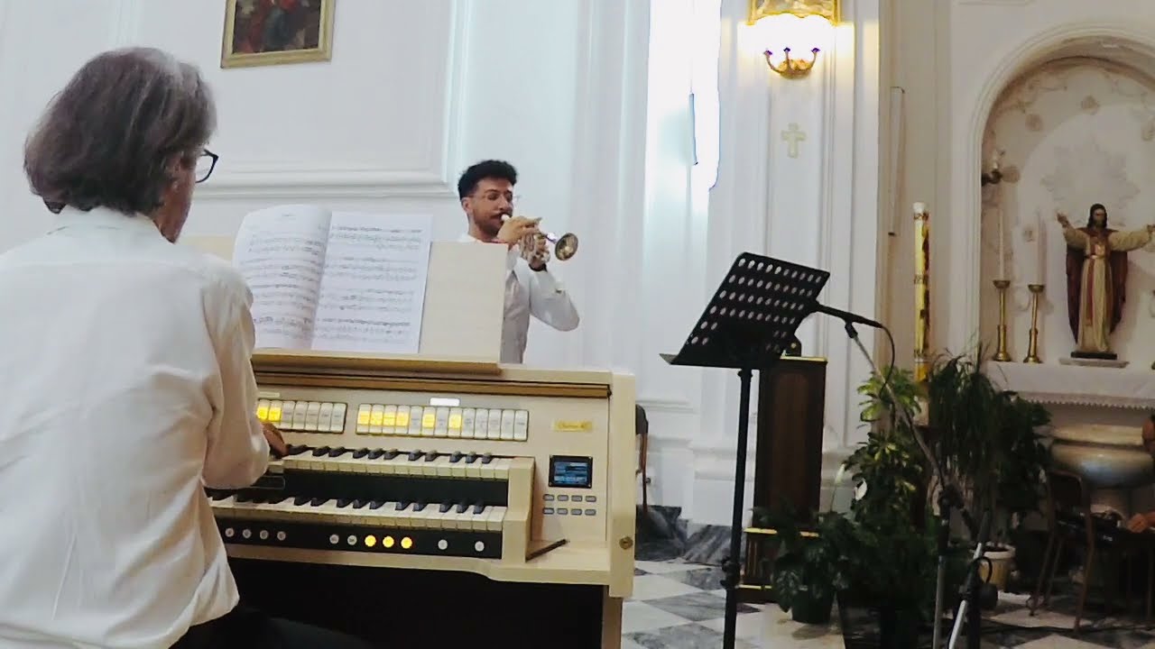 Concerto in Re minore, Benedetto Marcello. (Live concert: Piccolo trumpet and organ)