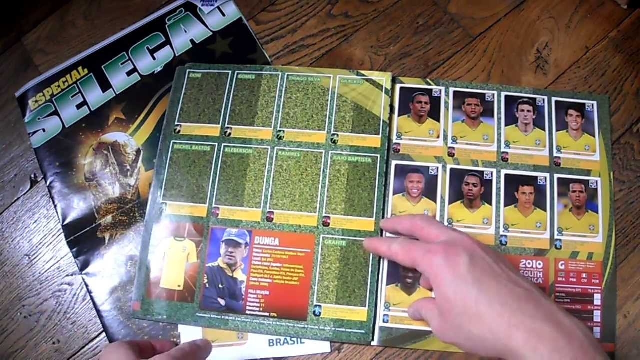 FIFA WC 2010 SOUTH AFRICA PANINI COCA-COLA COLUMBIAN EDITION ALBUM + BRAZIL SHEET EXTRA-STICKERS