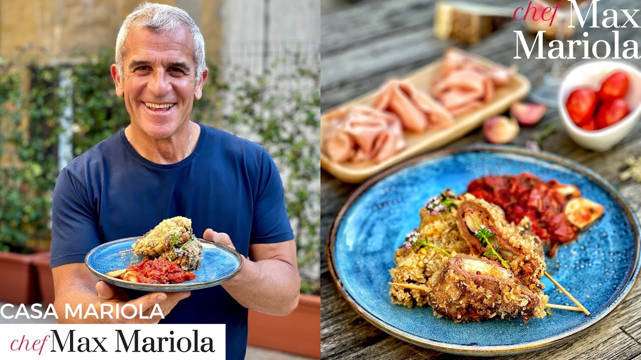 FAGOTTINI DI CARNE RIPIENI  - FRITTI IMPANATI -  ricetta di @ChefMaxMariola