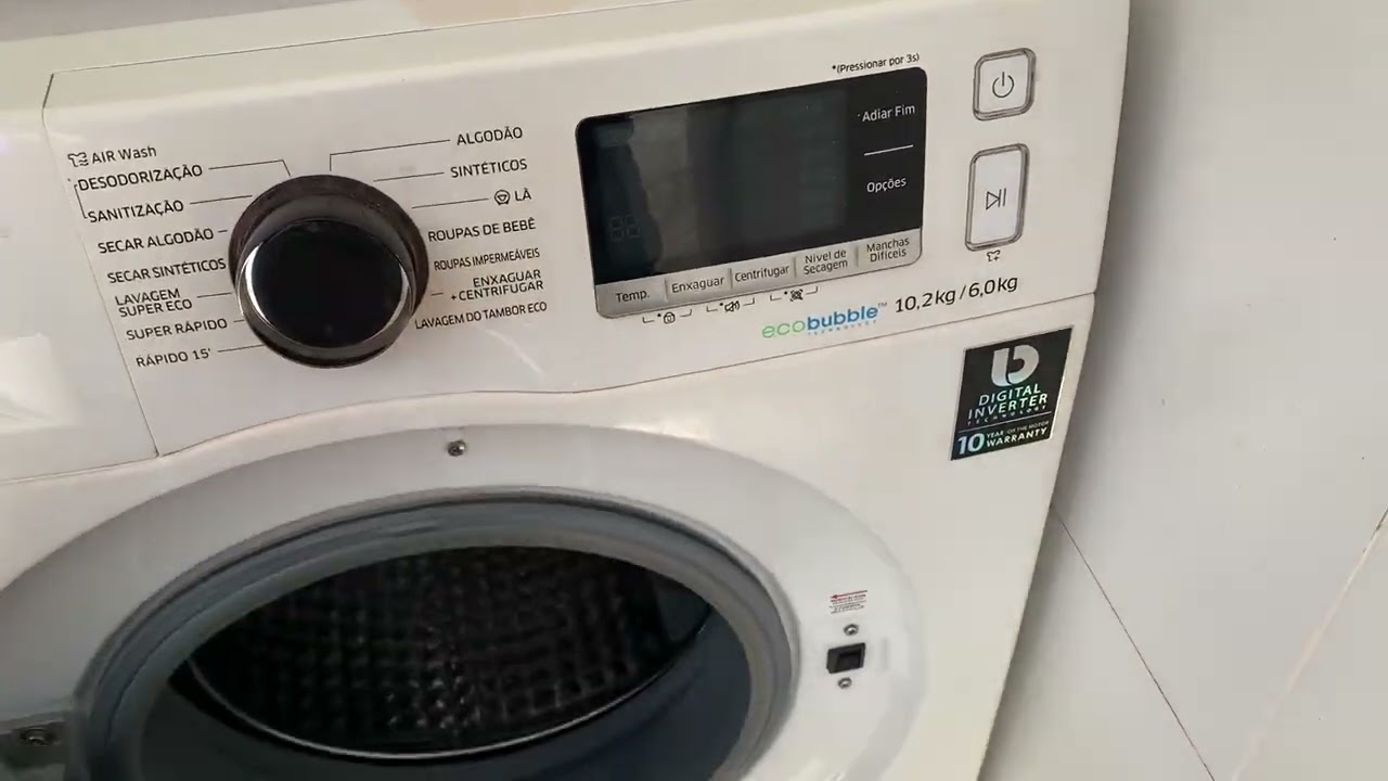 Lava e seca Samsung fazendo barulho!!