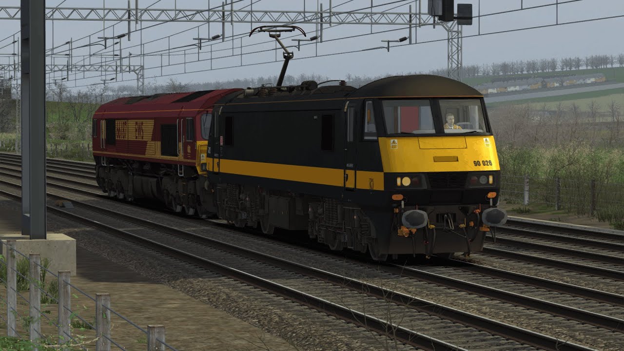 TS Classic | AP/W Class 90 | 0Z90 17:21 Wembley Reception 1-7 - Crewe E.M.D.
