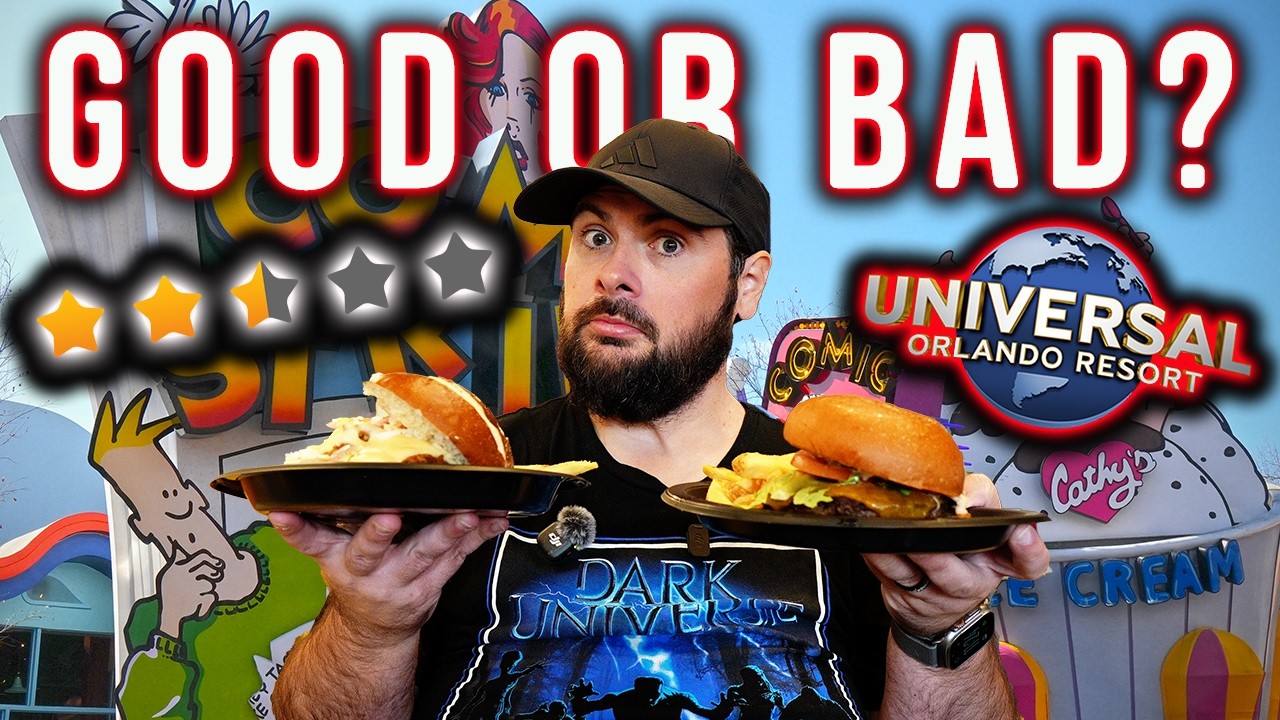 Мы попробовали еду с ХУДШИМИ отзывами в Universal Orlando... Была ли она ПЛОХОЙ?