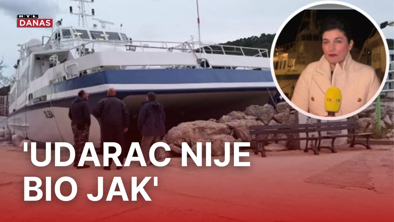 Zašto se Jadrolinijin katamaran zabio u obalu? 'Navodno je pukla jedna sajla...' | RTL Danas