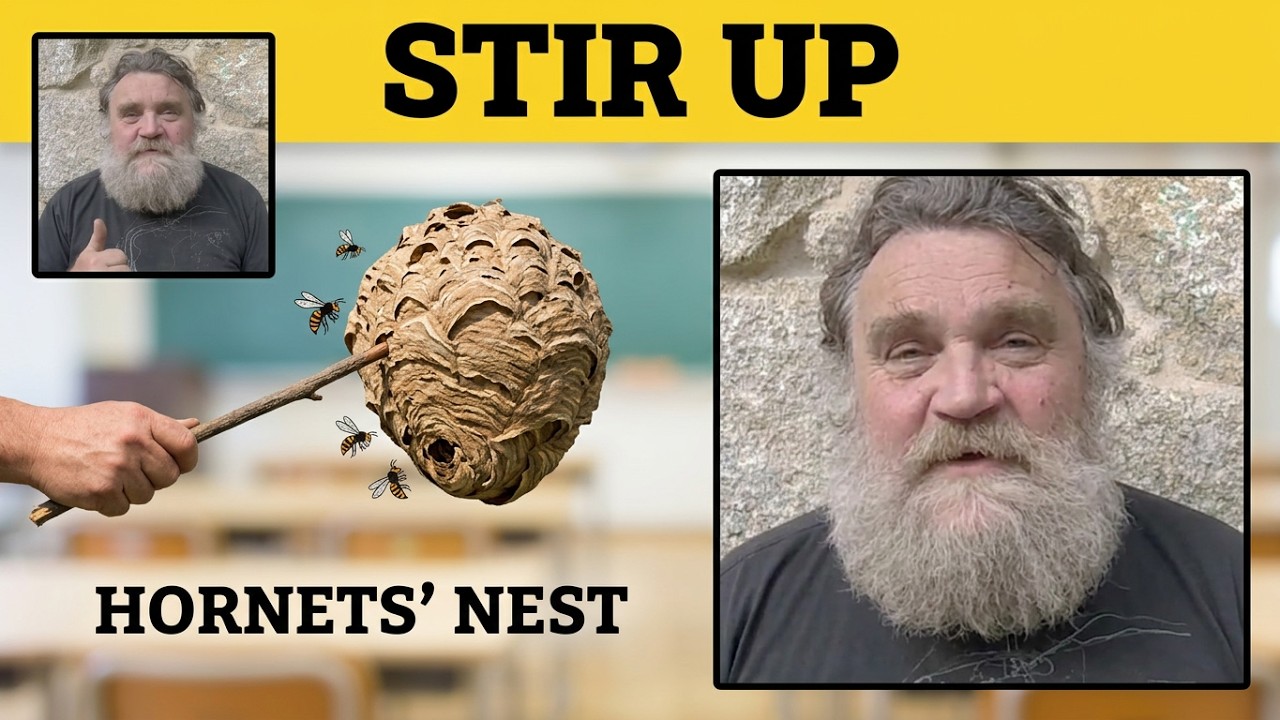 🔵 Hornets' Nest - Stir Up a Hornets' Nest Meaning - Hornets' Nest Examples - English Idioms